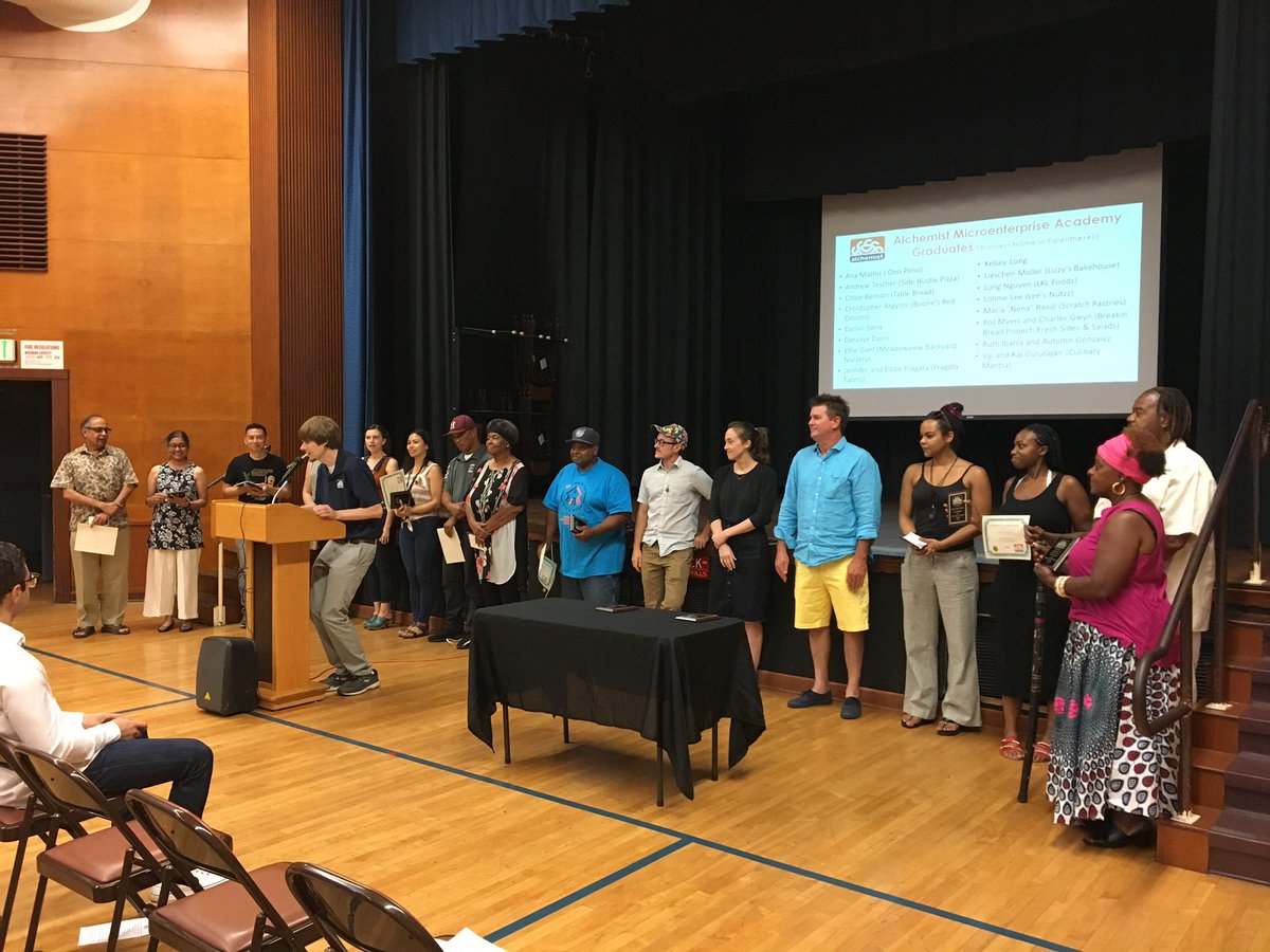 Congratulations to the Alchemist CDC Microenterprise Academy graduates, who have spent 10 weeks learning the ins and outs of running a food business. <a href="/TheCityofSac/">City of Sacramento</a> is counting on you to help build a thriving economy that includes all our residents and neighborhoods.