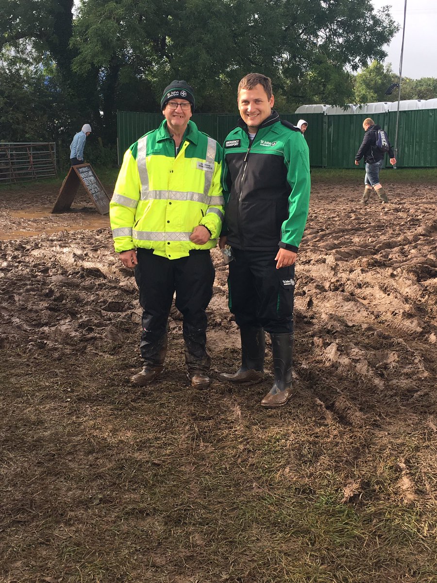 Today we’ve had 2 <a href="/TSB_SJA/">Totterdown South Bristol St John Ambulance</a> members out at a festival at fern hill. We’ve got Sam crewing the 4x4 ambulance putting his off roading skills to the test and crewing a road ambulance. We’ve also had Iain putting in a few night shifts!