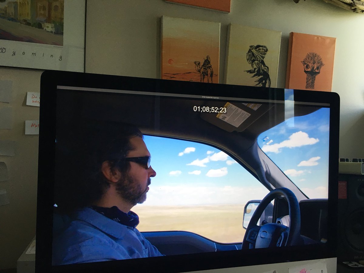 brandyyanchyk's tweet photo. Editing is in full swing for season two of #DinoTrails. I love these cool shots of @DavidEvans_ROM in the Milk River in Alberta looking for #dinosaurs. #TelusOriginal @STORYHIVE #WatchLocal @ROMtoronto @ShiningHappy https://t.co/szM63rlmYM