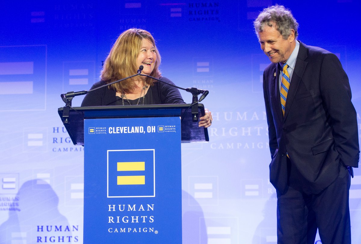 Sen. Sherrod Brown and Connie Schultz