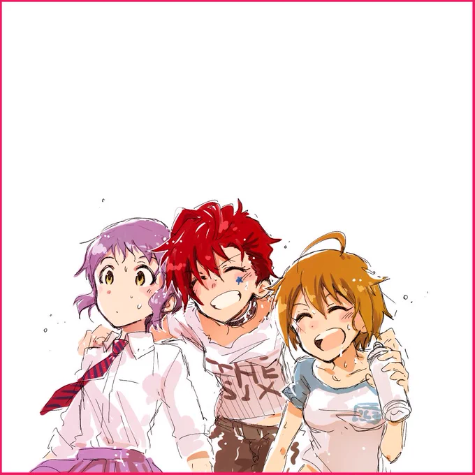 #gessan_ml 本誌の欄外企画採用者さんへのノベルティイラスト③ ツバッティ祭 