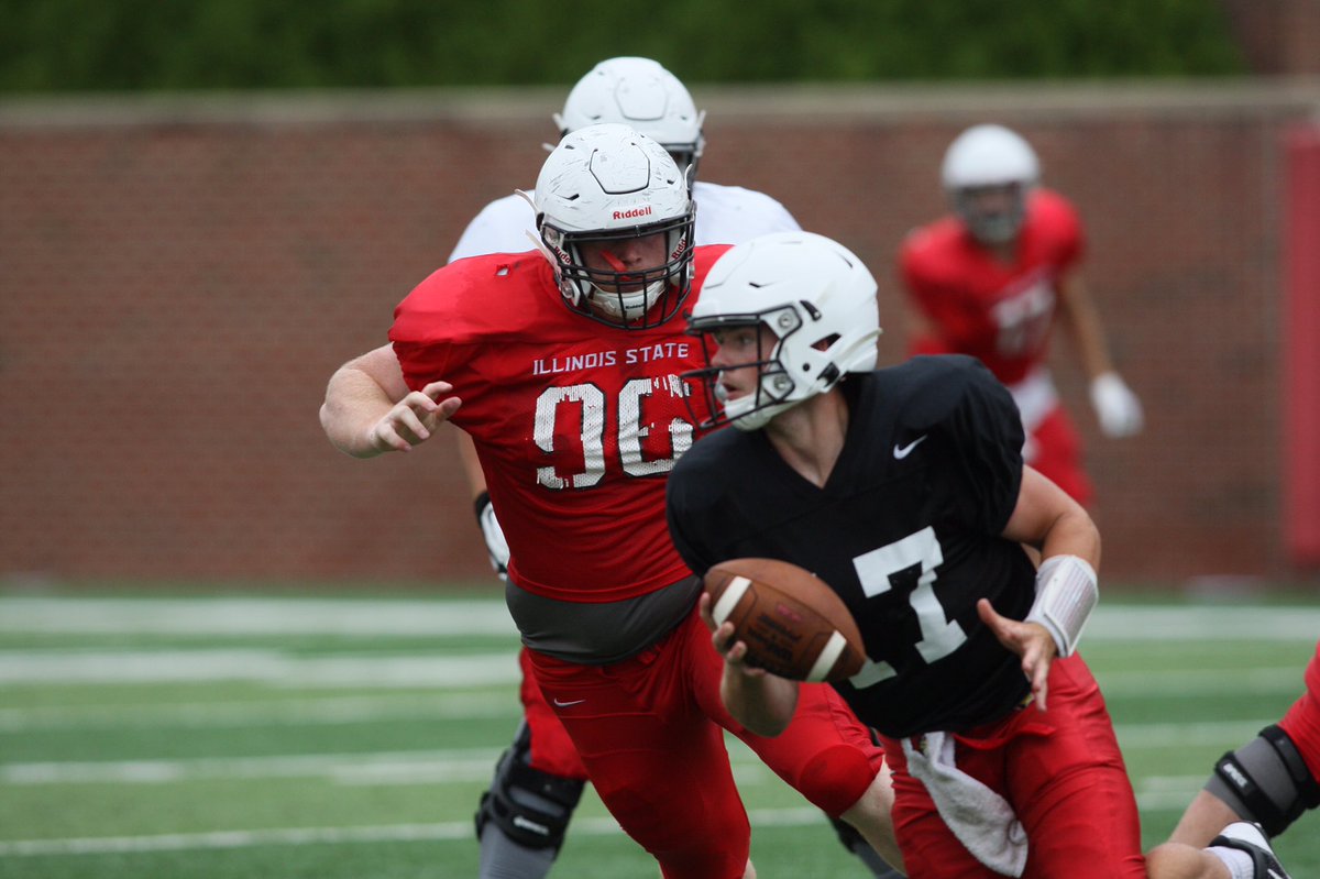 RedbirdFB's tweet photo. #FallCamp2019 is over, but still a lot of work to do before the opener 🆚 @NIU_Football #BackTheBirds https://t.co/3vd7gLp3xk