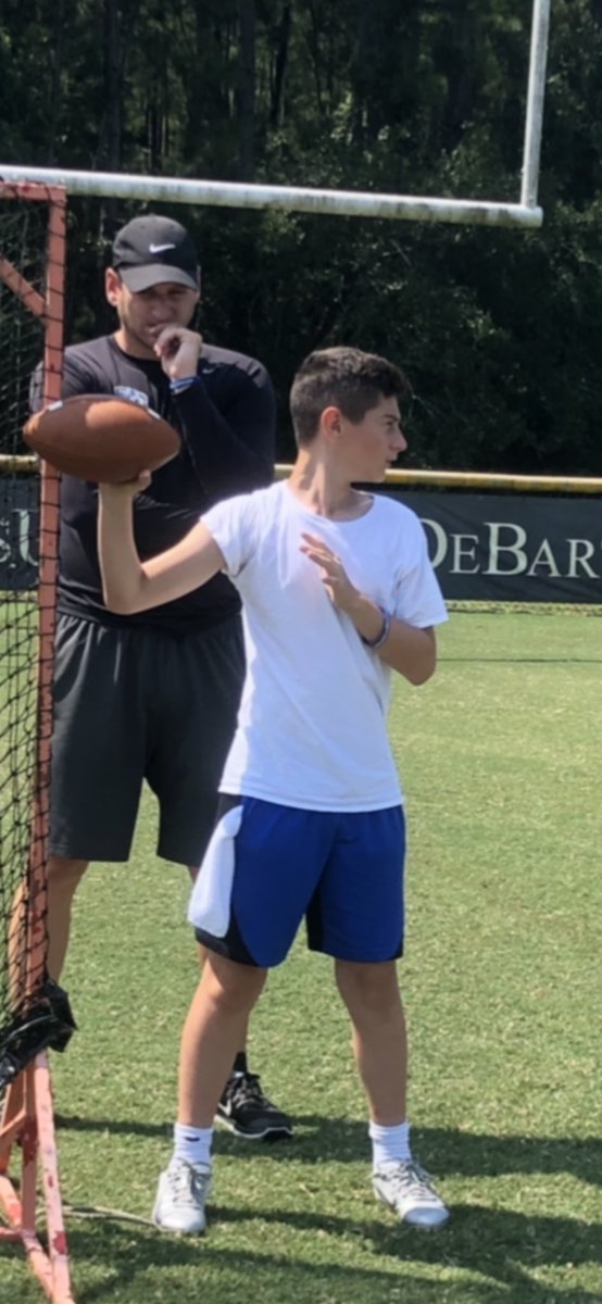 MarcoIIIQB's tweet image. Always looking down the field with a Coach who always has my back! #QB #QB2025 #KeyQB #Playbook25 #Florida #NYC #NY #LongIsland #DeBartoloKid #SeasonReady #BringIt #LetsGo #NoLimits #StriveForGreatness #Happy #Blessed #Grateful #Thankful