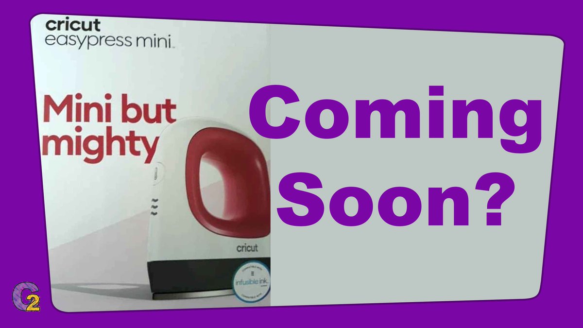 CraftsByTwo's tweet image. New Cricut EasyPress Mini Coming? - bit.ly/2KQccAN 

Images have surfaced on the OfferUp app for someone selling what seems to be a new Cricut easypress mini, the smallest version...