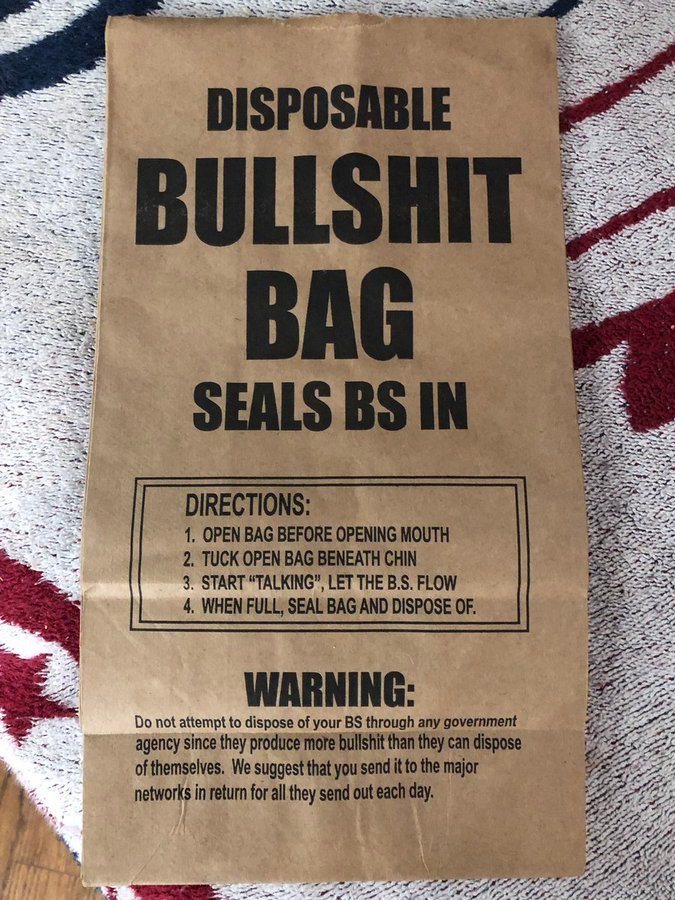 caper_p's tweet photo. @eamorris_ @DCTFTW The Prime Minister and those around him should be buying these "paper" bags in bulk... https://t.co/UkyqDp1Fke