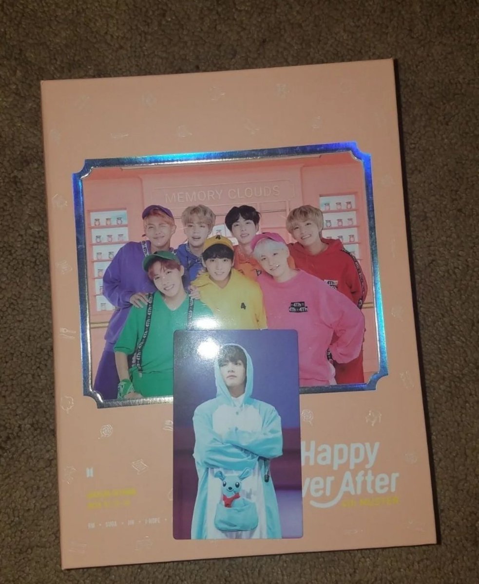 seokjin⁷🌱 on Twitter: "DVDs: BTS 4th Muster with Taehyung &amp; Jungkook  photocard $65 https://t.co/fCAGkGWdWs" / Twitter