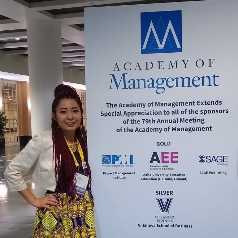 AkiHarima's tweet photo. Presented at the Academy of Management Annual Meeting in Boston. Great learning experience!🥰#AoM2019 #Boston #ENTdivision https://t.co/CUejtwQE0F