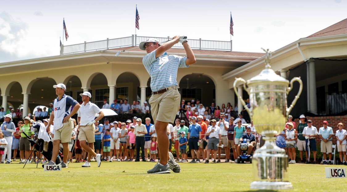 We are incredibly proud of how well <a href="/cohen_trolio/">COHEN TROLIO</a> played this week at the 2019 US Amateur Championship! It was a fantastic week of golf, and we are all thrilled that you battled some of the best golfers in the world and made it to the Semifinals! Great job, Cohen! 📷: <a href="/USGA/">USGA</a>
