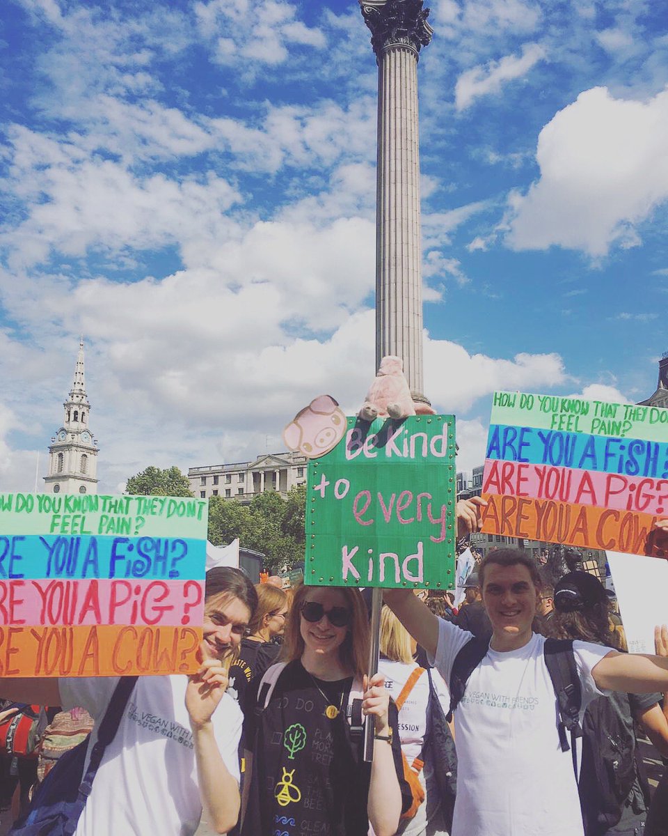 #officialanimalrightsmarch2019 #London We must never stop fighting for animals, WE WANT ANIMAL LIBERATION &amp; we want it NOW, later is too late. 🌱 lets fight until every cage is empty! Do not learn how to REACT, Learn how to RESPOND” #Buddha #govegan 🌱 #animalliberation #Vegan