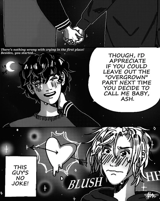(and they're in love) 2/2
#bananafish #ashlynx #eijiokumura #asheiji 