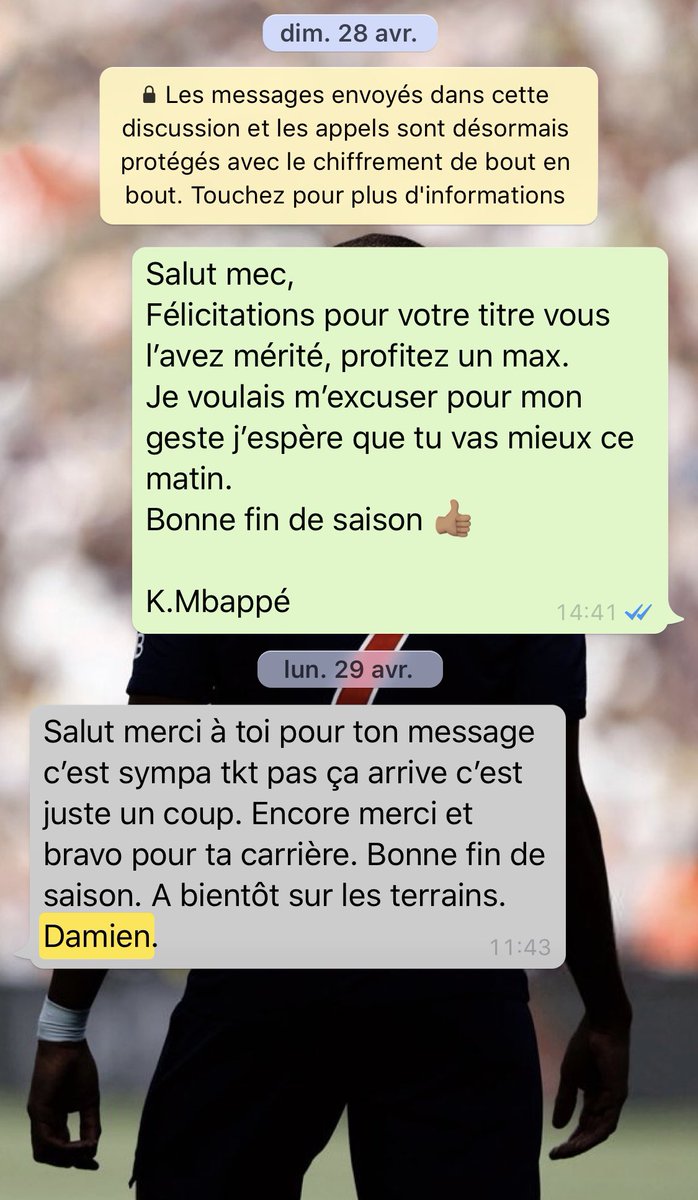 KMbappe's tweet photo. On est pas si mauvais que ça “les parisiens” 🤷🏽‍♂️🔴🔵...
Allez à demain #SRFCPSG https://t.co/8uqkQ9qb7B