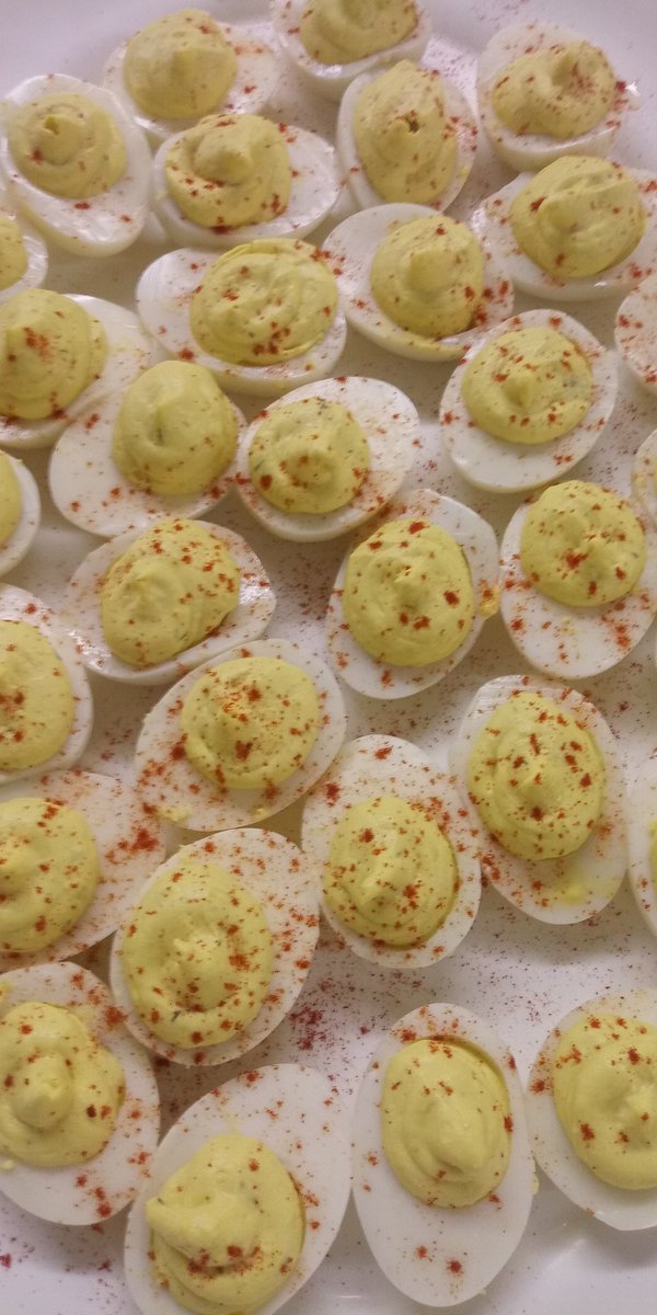Surprised the residents with a favorite deviled eggs
