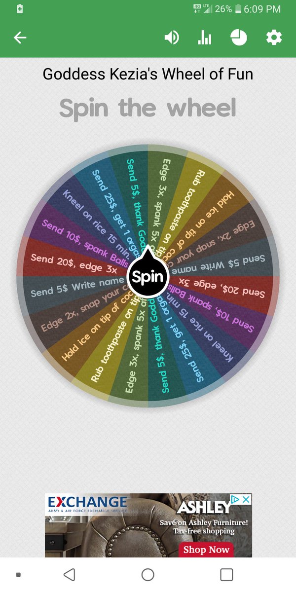 kezzytidrow's tweet photo. Take a chance. Take a spin...you love to gamble with that pathetic cock. 
5$ per spin. Cashapp $keziakisses &amp; DM. Each Spin gets a video screen capture.
#findom #findomusa #KeziasKiss #cbtwheel #cbt #worship #bdsm #pigfun #sph #cashslave #wheelgame #erotictorture  @PromosRTs https://t.co/CPP1NqzHgD