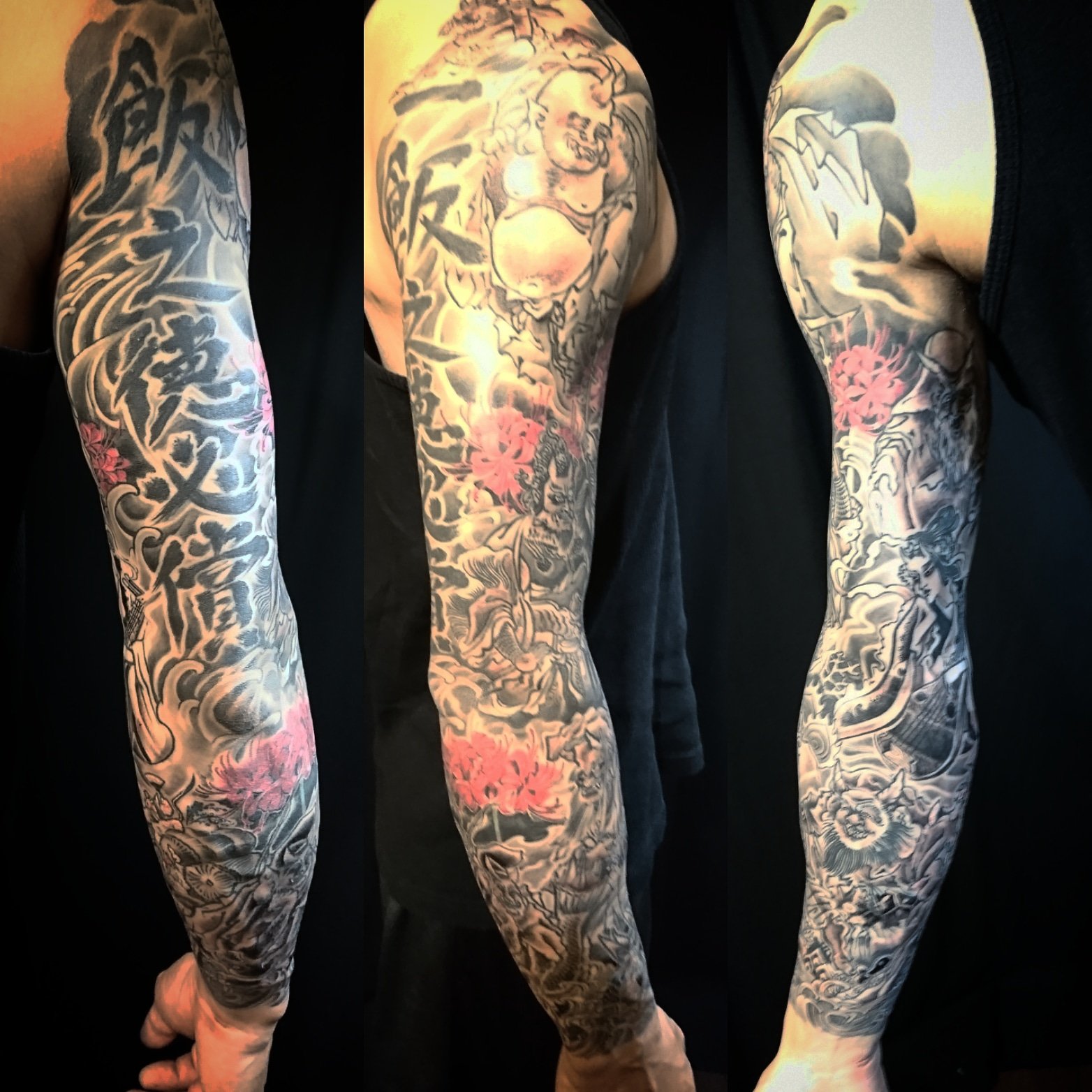 ট ইট র 刺青師 彫季代 Horikiyo 腕 鬼七福神 彫季代 T Co 4zvfyo8mzm ট ইট র