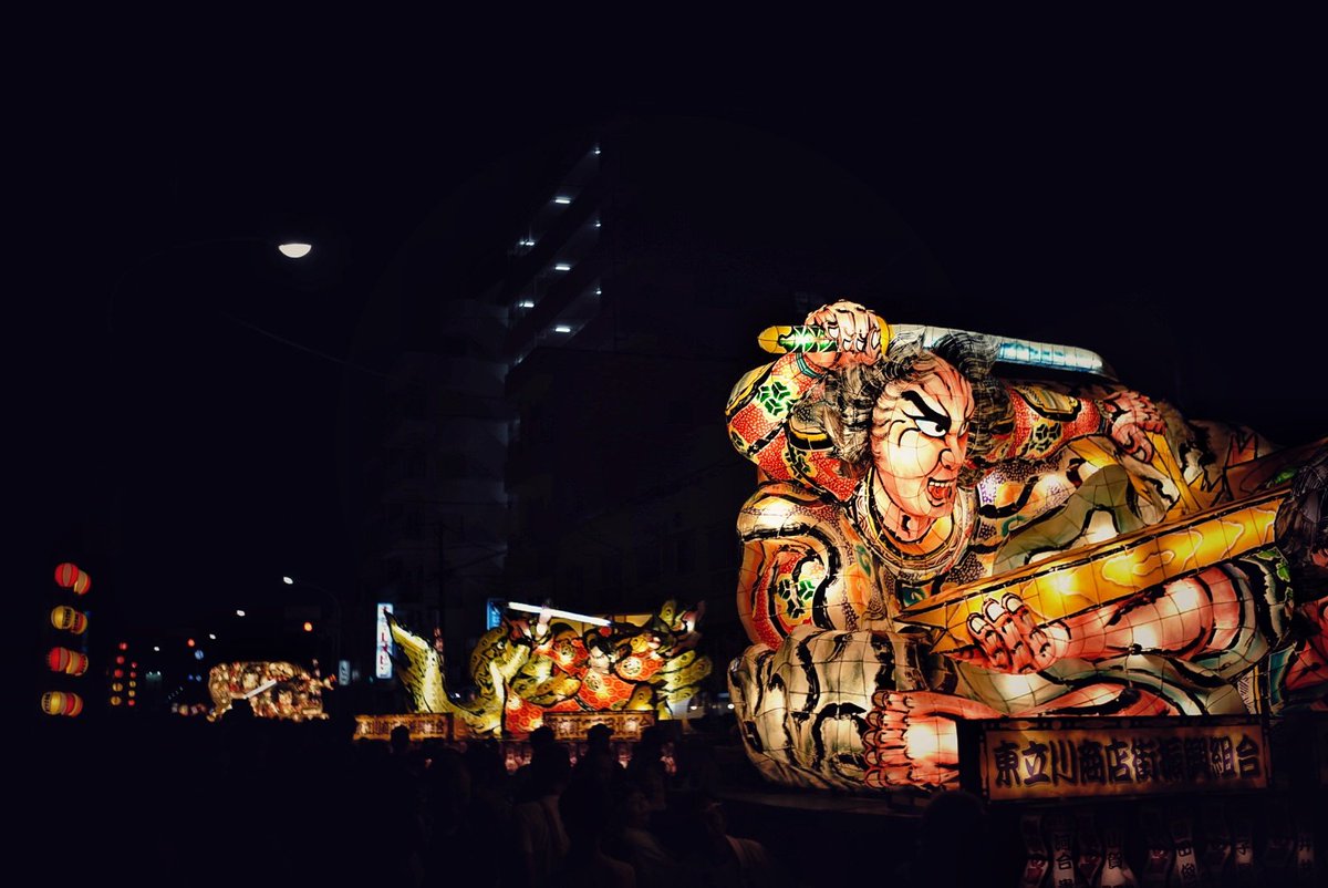 ラッセラーの夜。 #立川市 #羽衣町 #羽衣ねぶた祭 #オールドレンズ