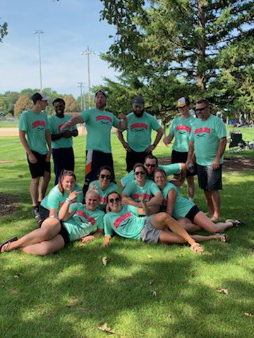 jjocon21's tweet image. Played a little ball today for a great cause! Going to be sore tomorrow but well worth it! #cancerresearch #SwingfortheCure 🥎🥎