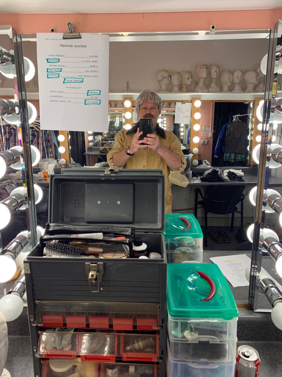 Subbing for the weekend. It’s what we do, because we can. #Groundlings