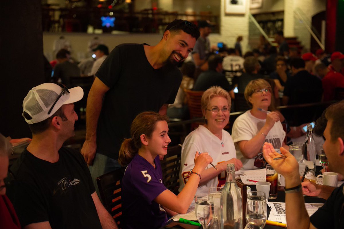 The fourth annual Scherzer Showdown fantasy football draft was a tremendous success, raising funds to support the ongoing work of #NatsAcademy.

Thank you to our hosts, Max and Erica, for their ongoing support and generosity.

#Nats4Good