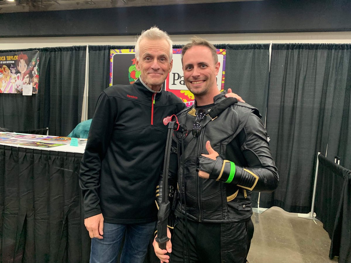 CosplayLundy's tweet photo. Got to meet 2 out of the 3 men that inspires me to become a #voiceactor 
@yakkopinky and #townsendcoleman at @micomiccon https://t.co/vGd4Xj3mXr