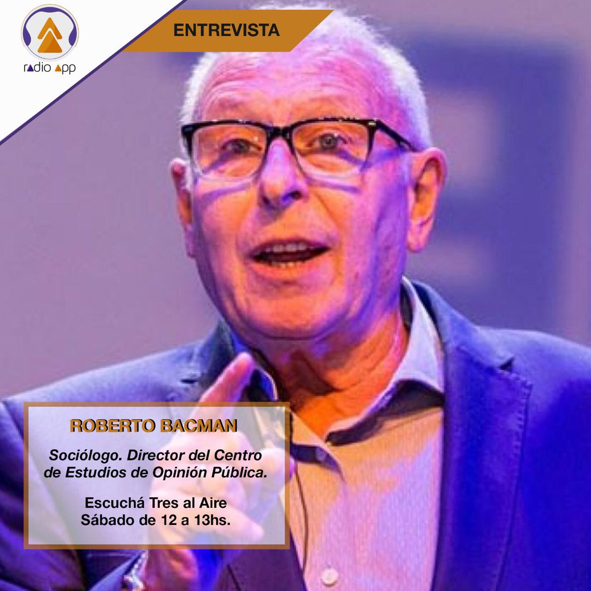 tresalaire's tweet photo. https://t.co/t8azPAnLpd entrevista Roberto Bacman @radioappdigital https://t.co/ruNPYWNOSQ