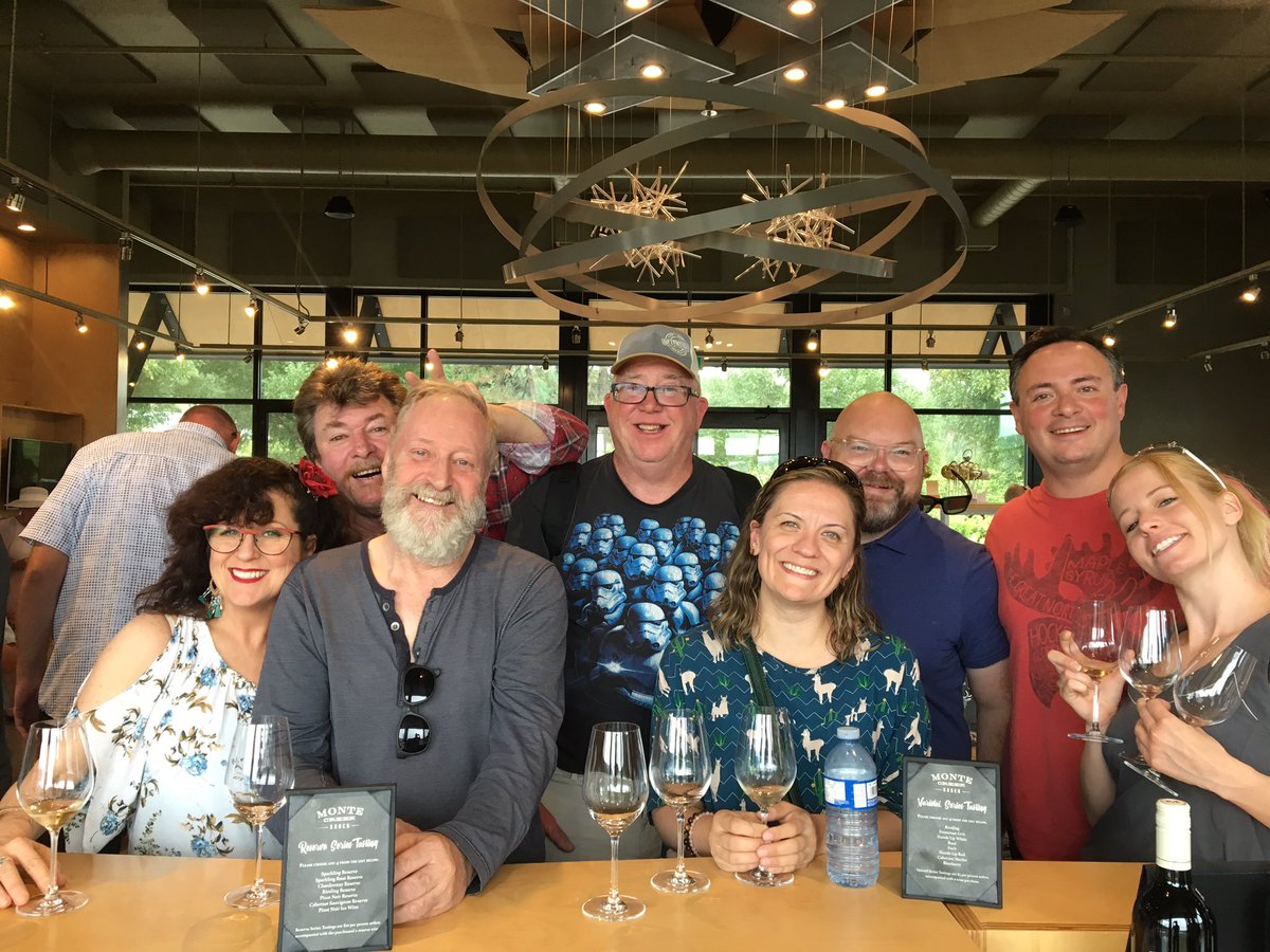The comedians of the <a href="/KamloopsKomedy/">Kamloops Komedy Fest</a> Festival took a <a href="/TExcursions/">Thunder Excursions</a> tour today!

Thank you for having us.😀🍷

Show tonight at the Paramount at 7 PM. I’m headlining <a href="/ChancesKamloops/">Chances Kamloops</a> at 8 PM

#Kamloops #KamloopsKomedyFestival #TastefullExcursions