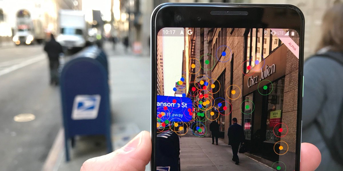 techcatgirl's tweet photo. The #AugmetnedReality feature has been available in beta for the company's Pixel phones, but it's now expanding to #Android and #iOS devices.

#GoogleMaps is getting a useful new feature that shows you which direction to walk in — here's how to use it https://t.co/q6CGLf2ZF7 https://t.co/kPAj7HH2mg