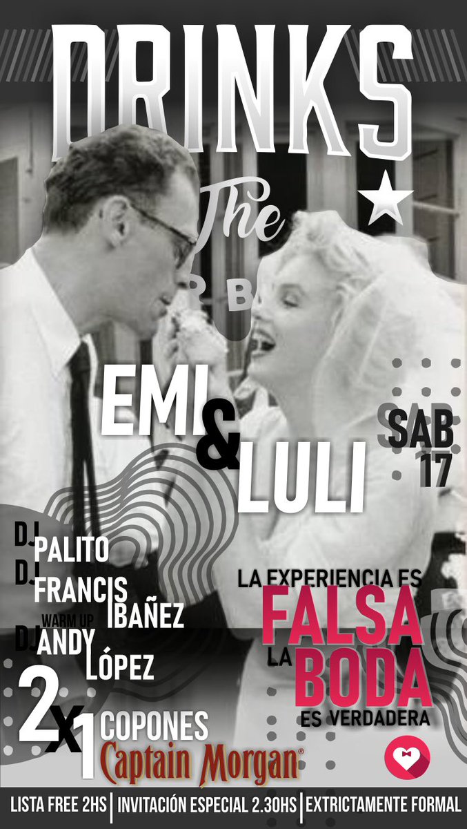 DRINKSBarBeer's tweet photo. ES HOY TIRRI🚀🚀 tiramos el ramo por la ventana!! 🎉🎉 https://t.co/6ytNMOXiYc