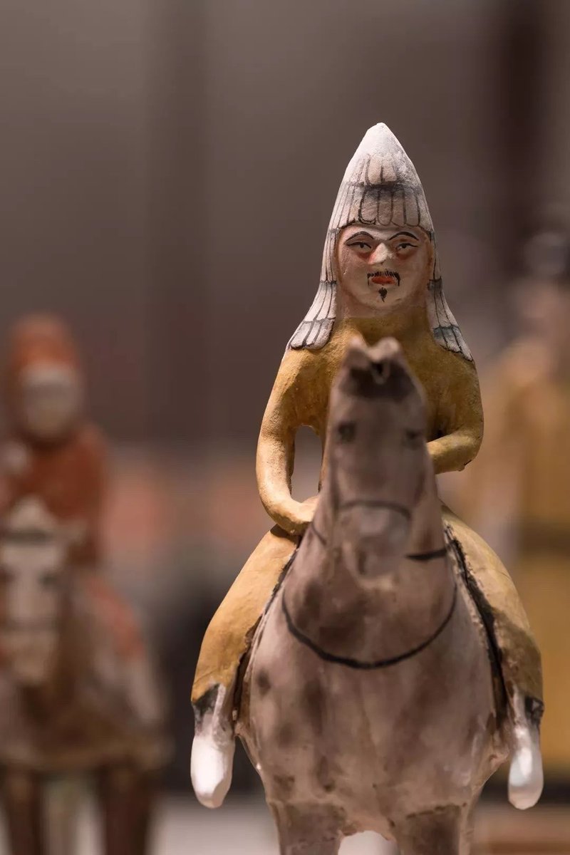 PicsSilkRoad's tweet photo. Horse and rider, Tang dynasty (now in Urumqi). Astana Cemetery, Turpan, East Turkestan/Xinjiang, China, Silk Road.
https://t.co/sT8eKARxGg #silkroad #NGSilkRoad https://t.co/dXo22CokWq