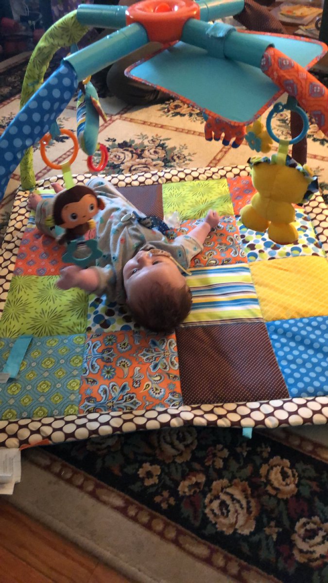 Evening my fellow patriots ! The prayers of #TEAMBABYJAYCE have been such a blessing to us all   He’s doing so well-spent the day snoozing 🤷🏻‍♂️ not much talking or cooing but just very happy with home and happy!! Thank you for being “you” and your Love !!! It’s so uplifting 🙏😊