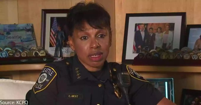 Seattle Police Chief Carmen Best said that she will continue to stand up for the men and women of her department.