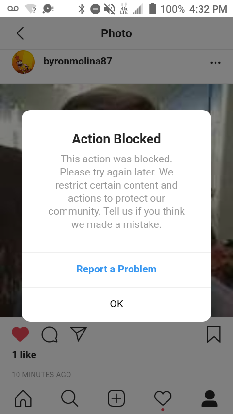 byronthepbskids's tweet photo. Is #notfair why @instagram send #InstagramActionBlock #actionblock to me https://t.co/WbT9dJrpdY