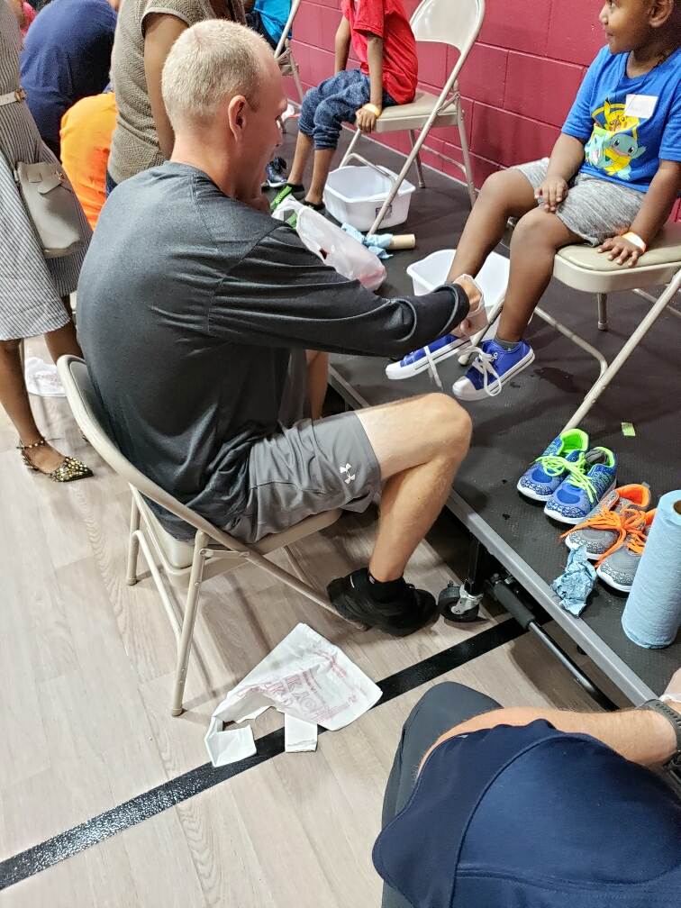 Coach_Bertram's tweet photo. An Amazing &amp; Humbling Day. Our SHoops Family Helped give close to 2,000 pair of shoes to students in need!
#SHoops https://t.co/iKSIrgMngT