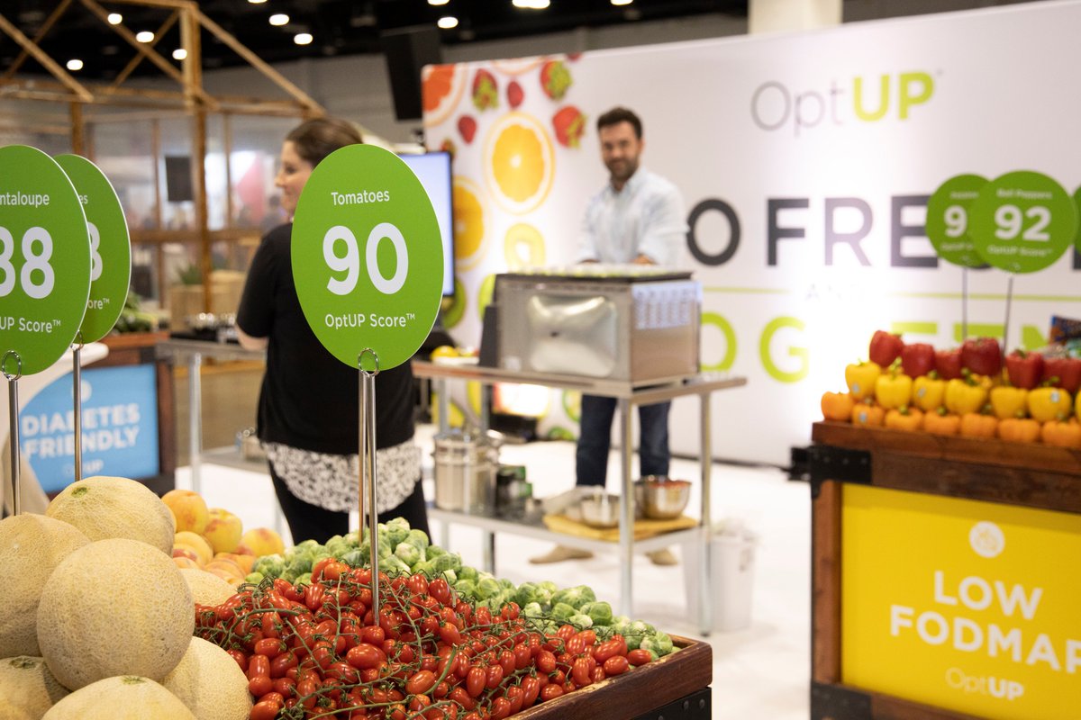 thewellnessexp1's tweet photo. The #OptUp booth has been high energy all day. Here’s a snapshot of their Cooking Demo this afternoon! #WYWFDenver https://t.co/VfKbOXaUlE