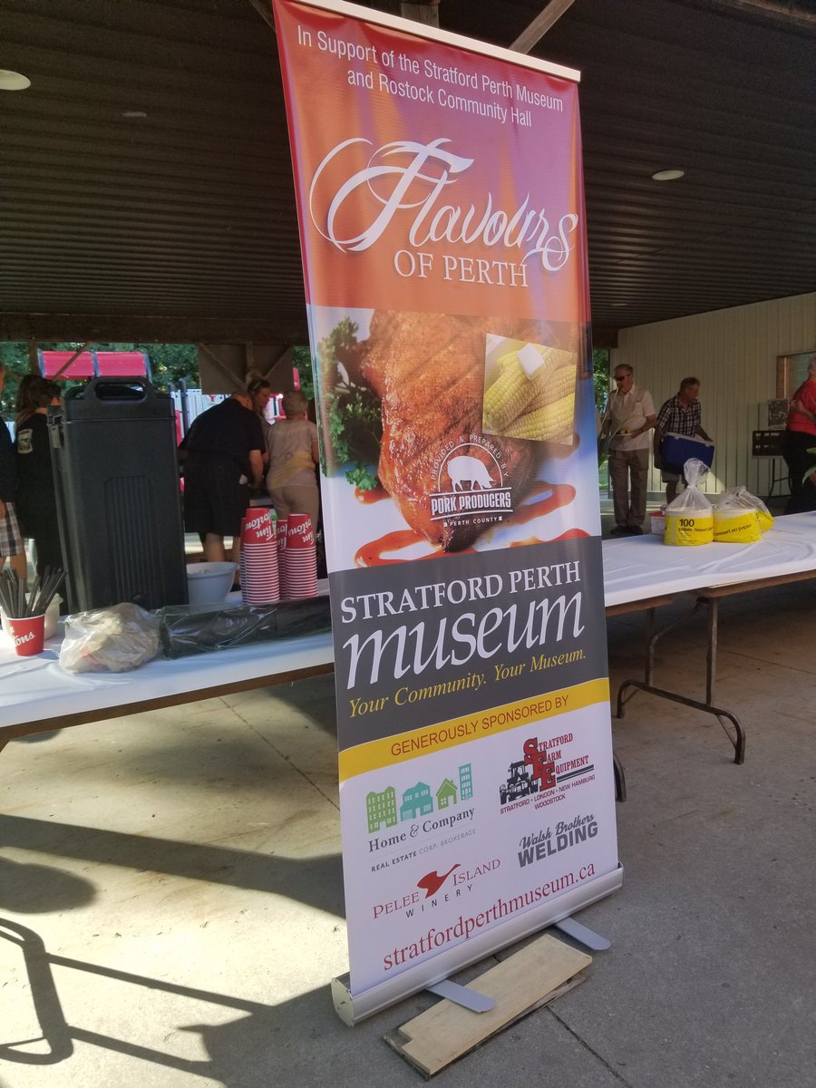 AmandaBrodhagen's tweet photo. I was delighted to attend the Flavours of Perth BBQ in support of the @StratPerthMuse at the Rostock Hall! Over 250 pork chops were cooked up thanks to the #PerthCty Pork Producers. #OntAg #loveONTfood #RuralOn #ElliceWard https://t.co/9YjpcQktoF