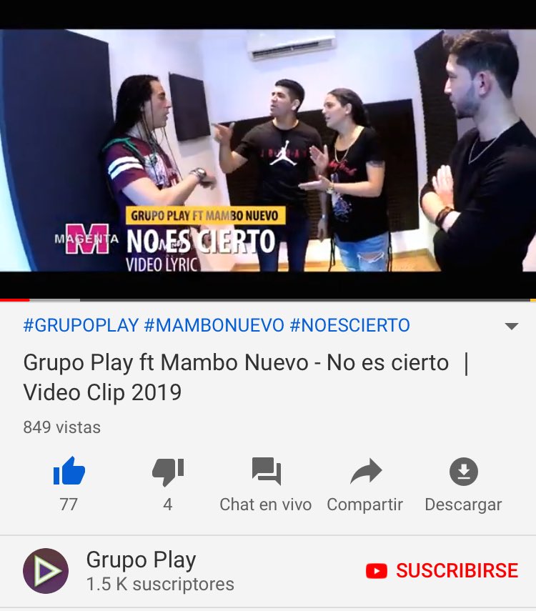 greyteampro's tweet photo. Ya en la calle @MamboNuevo & @romigrupoplay con #Noescierto #cumbia #youtube #videoliryc https://t.co/d0J1r9C9MB
