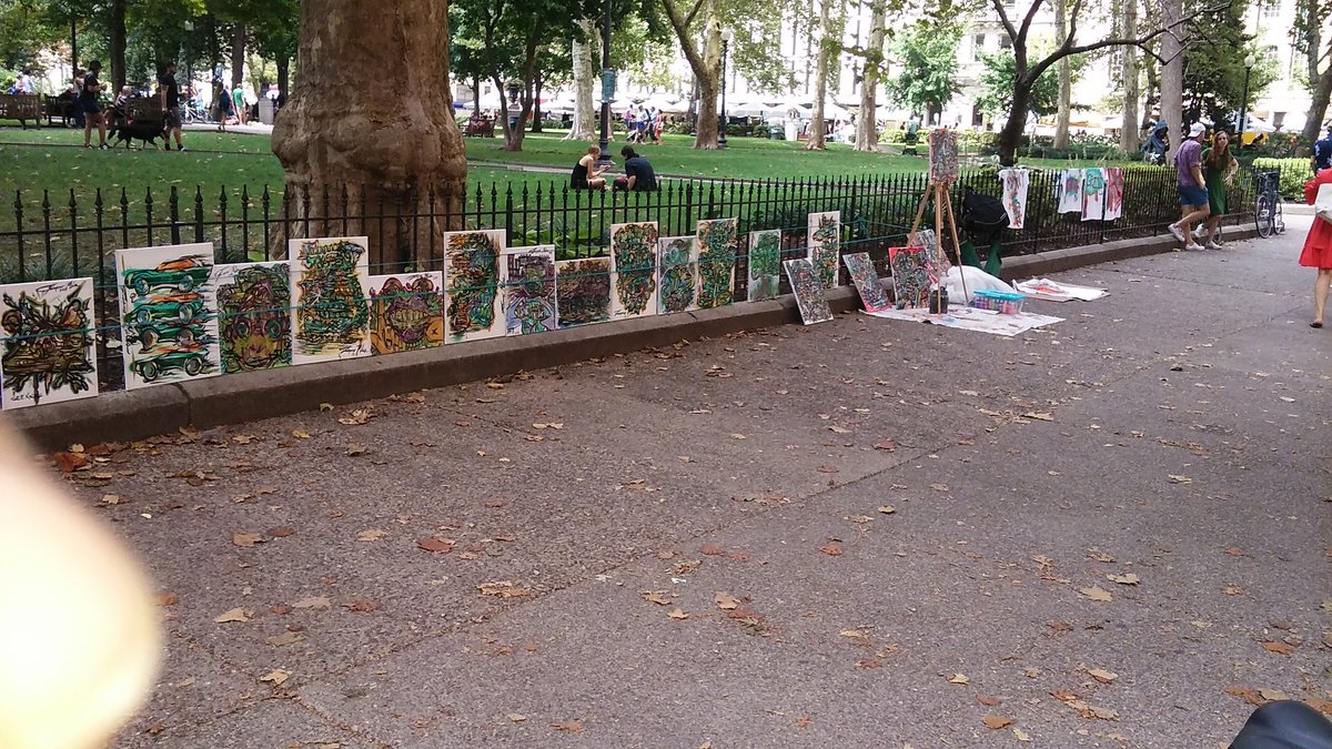 phipeno's tweet photo. #Jalapenomiles #Arttrapper The lay up at #Rittenhouse #Super #Litty @MuseumModernArt @AfricanArtMM @art_now_italy https://t.co/7wW9zH9BuG