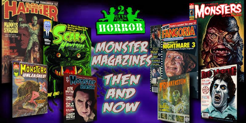 2GTHorror's tweet photo. Imagine a world without the internet. Where would you go to get your fix for horror & monster news?
The Monster Kids of the 50’s & 60’s had Monster Magazines!
https://t.co/CPYBuxHHrp
#JamesWarren #ForrestAckerman #FamousMonstersOfFilmland #BasilGogos #FrankFrazetta #Fangoria https://t.co/KgtFLHwNSE