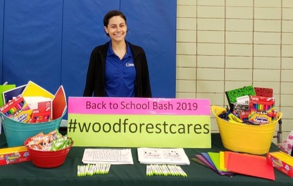 Thank you @AnaSandovalSATX for your District 7 Back to School Bash!  Grateful we had the opportunity to participate and share! #woodforestcares