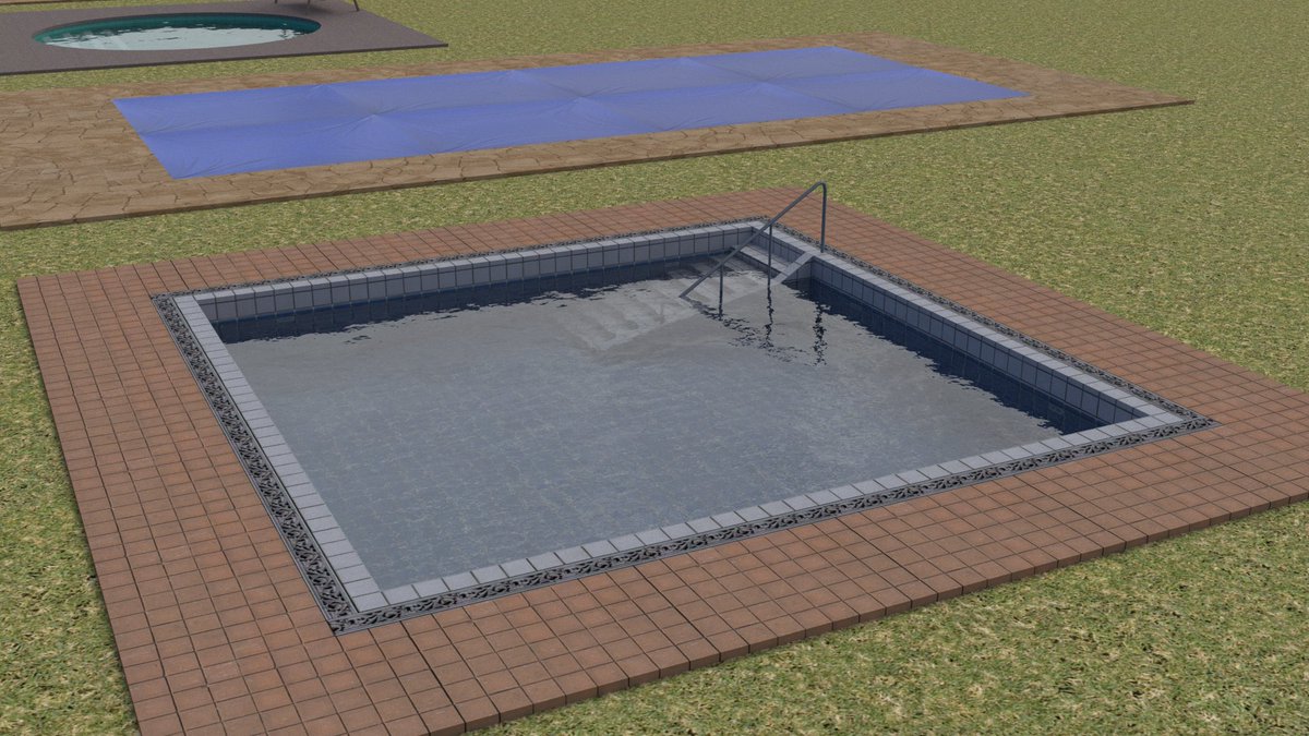 _Beardmonkey's tweet image. Working on a few pool assets for #CitiesSkylines.