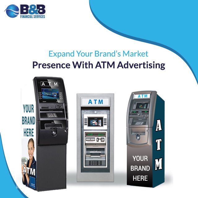 bandbfinancial's tweet image. Get your message in front of the customers when they’re withdrawing funds and planning their next cash purchases with B&amp;amp;B ATM advertising.
Call 877-265-6446 today or visit bandbfinancial.com for marketing your brand with us.
#atm #atmsolution #atminstallation #atmservices