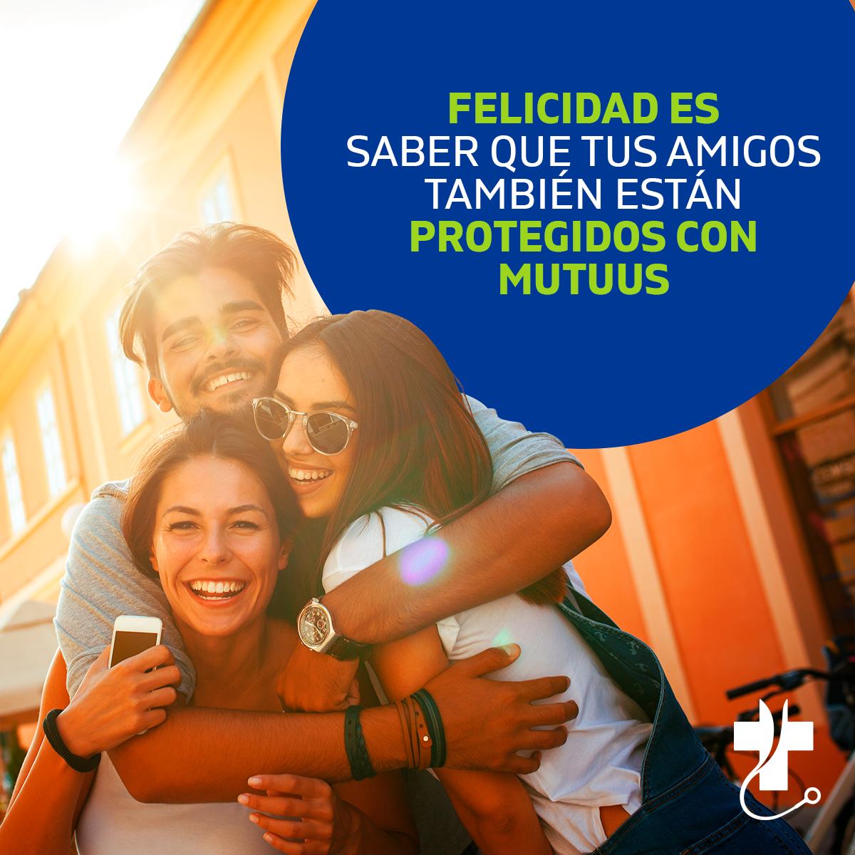 psmutuus's tweet photo. Lo más lindo del fin de semana es disfrutar sin preocupaciones. Comparte #Mutuus con tus amigos y así su única angustia será cual playlist cantar en el coche. #SaludInteligente #Prevención #MembresíaDeSalud #Amigos #FinDeSemana 😎 https://t.co/nnigZjFzdE