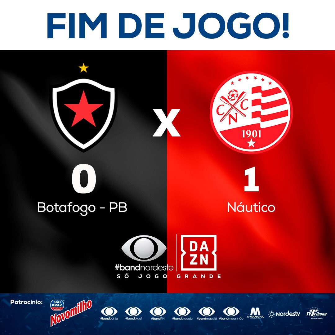 bandba's tweet photo. Hoje tem festa nos Aflitos! O Náutico venceu o Botafogo-PB fora de casa e encaminhou a classificação para o mata-mata da Série C! Já os paraibanos vão para o tudo ou nada na última rodada, a fim de conquistar a tão sonhada vaga na próxima fase!
.
#BandNE #SérieC #SóJogoGrande https://t.co/CUkx9Oy5To