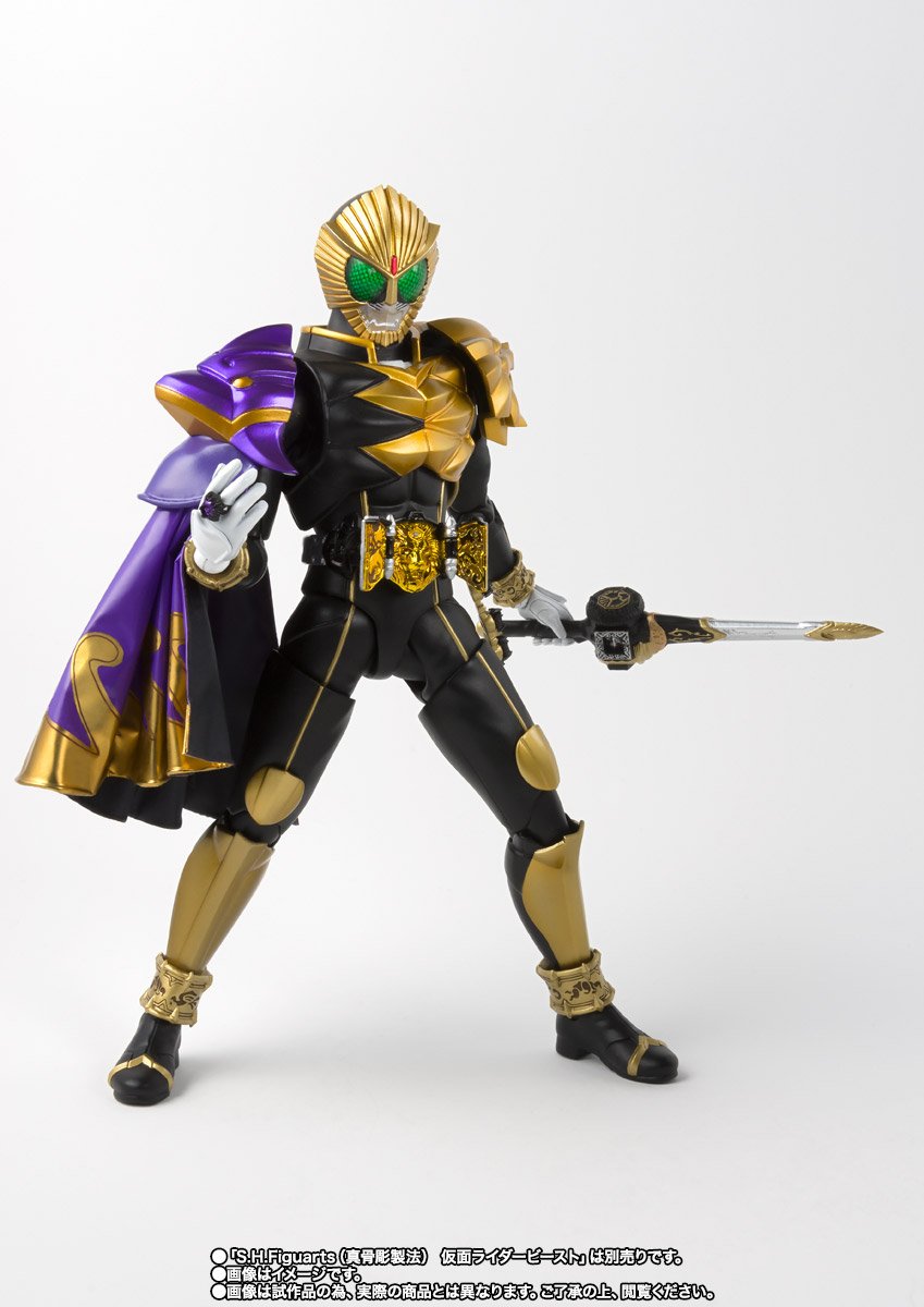 S.H.フィギュアーツ 仮面ライダーウィザードとビーストとビーストマントセット レビュー】 S.H.Figuarts（真骨彫製法） 仮面ライダービースト マント