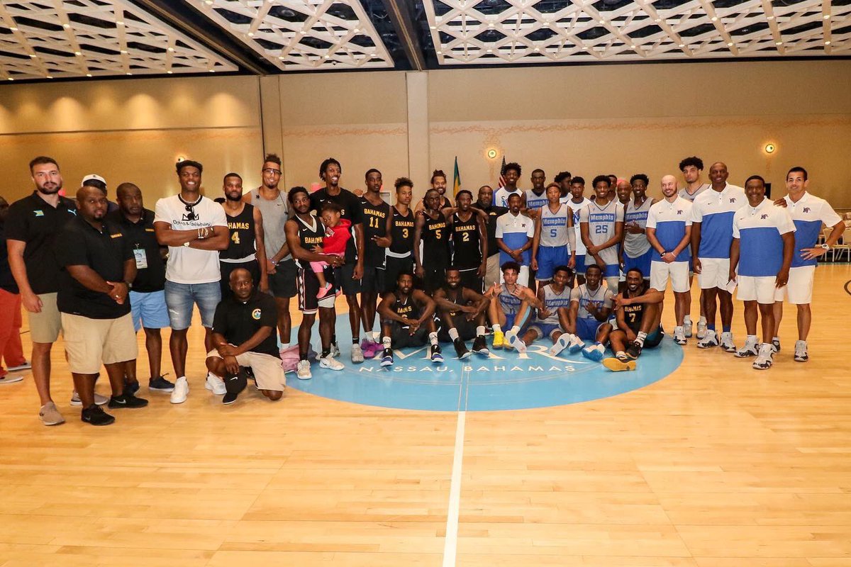 The Bahamas falls to the Memphis Tigers 87 - 77 in the final game of Chris DeMarco’s coaching debut. Jaron Cornish and D’shon Taylor both scored 20 points. #bahamas #bahamasbasketball #242totheworld🌎🇧🇸