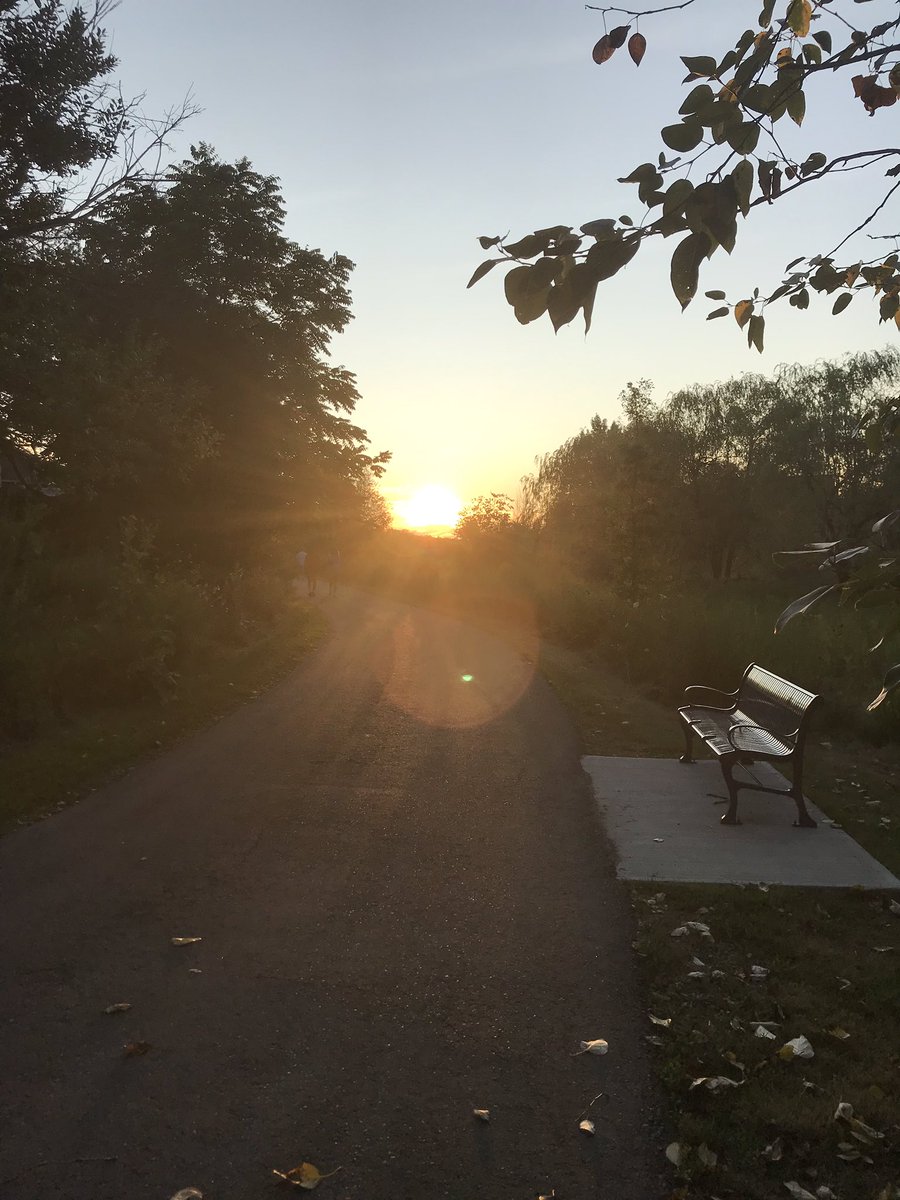 angieland10's tweet photo. Beautiful sunset walk with pup ❤️🐶 #walkingmeditation https://t.co/R3bxA2L56Q