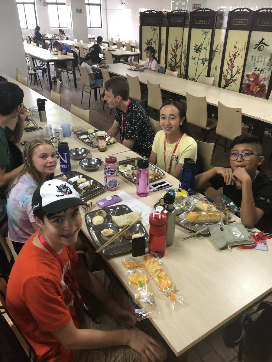 Day 3 of YEE Festival ICEE Camp is off to a great start!  Breakfast and the kids in their classrooms with their teachers!