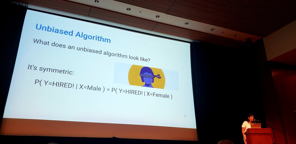 iMel408's tweet photo. Yeah! @leenamurgai FWT! with her #lightningtalk on #debiasML and her research into hiring biases.
#pybay2019 #python #developer #conference #futureofML #MLforGood https://t.co/ki3Qsjuayg