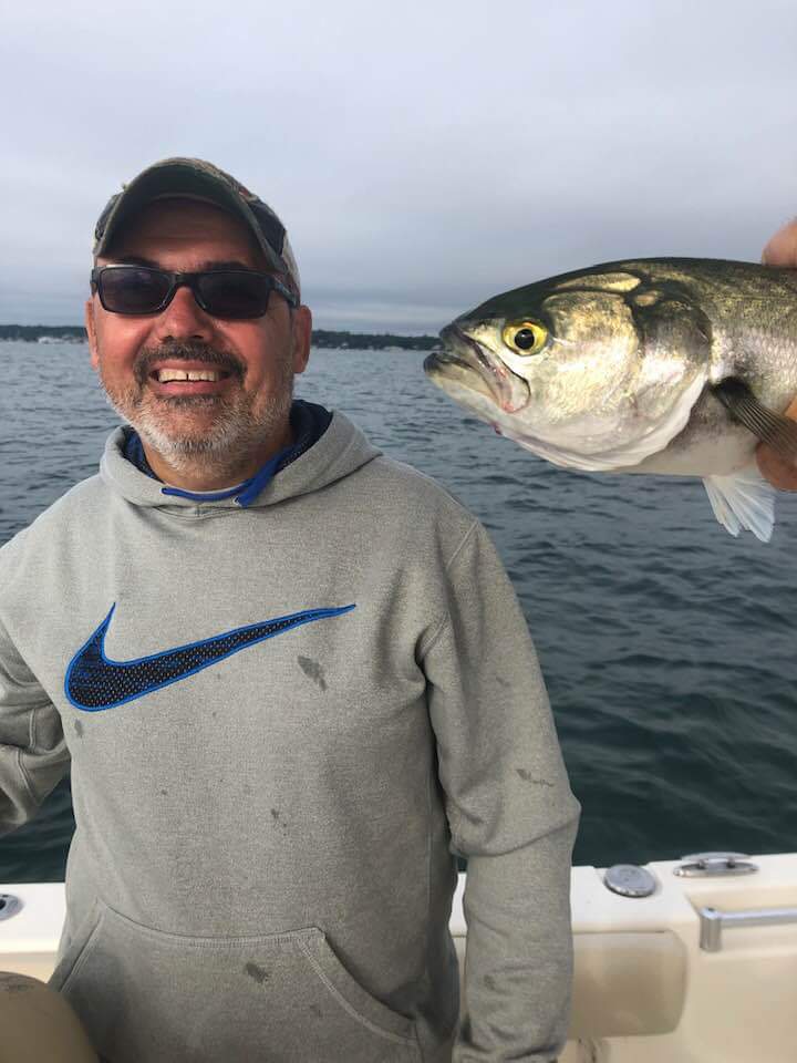 Caught a fish in Martha's vineyard today !!!