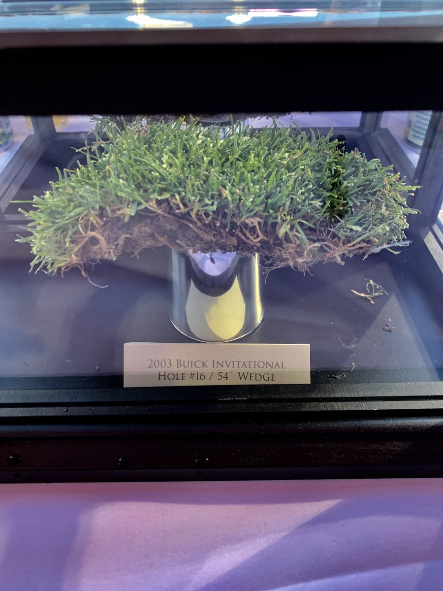 Retweet and possibly win a divot from my second round of the 2003 Buick Invitational.