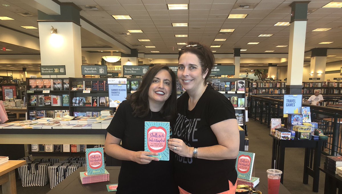 jillian_damon's tweet photo. It was great meeting @ninagcomedian in person. I’ve heard her speak at #EdRev, what an inspiration. Thank you for all of your advocacy! Can wait to read #stuttererinterrupted! #Advocate https://t.co/pWj1zH7ex5